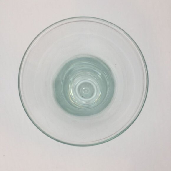 Vintage Set of 2 Clear Glass Bud Vases Flared Bubble Base 8" 10" Home Decor - Picture 11 of 16